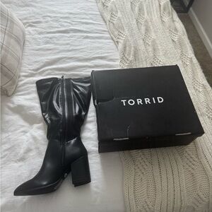 Torrid Black Heeled Boots for Women